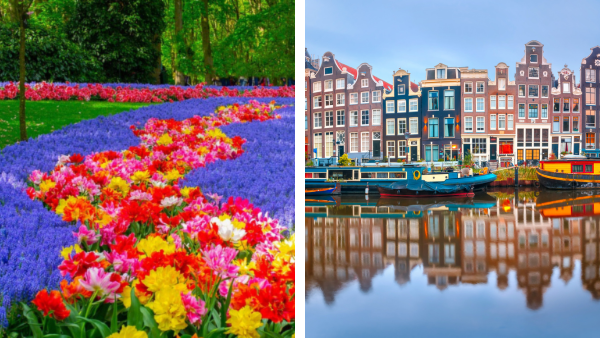 Holland med Keukenhof och Amsterdam